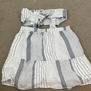 Runaway Heart bandeau and skirt set. NWT.
